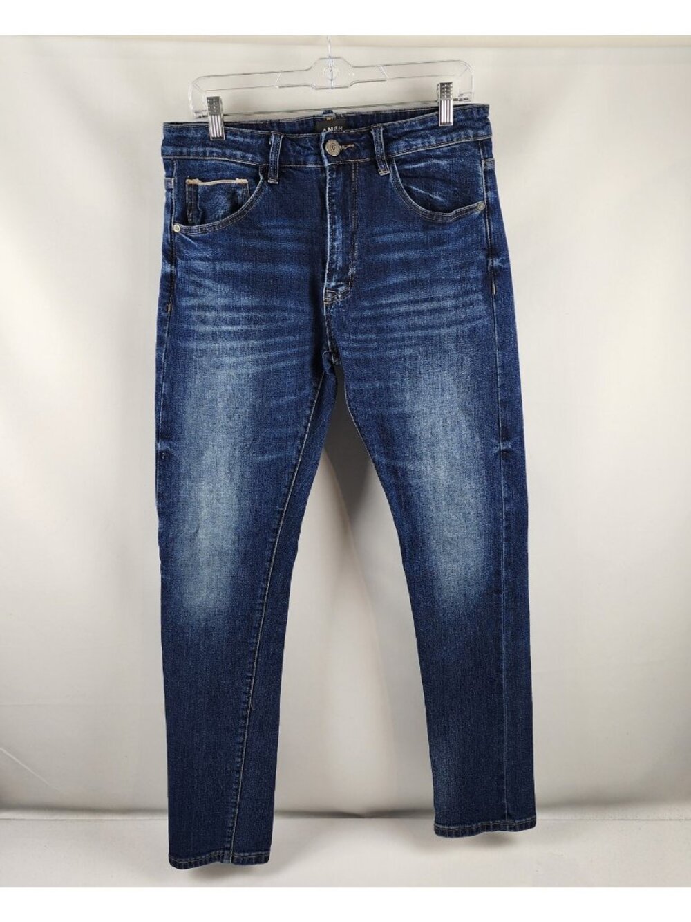 ANOM Jeans Mens 34x31 Blue Selvedge Denim